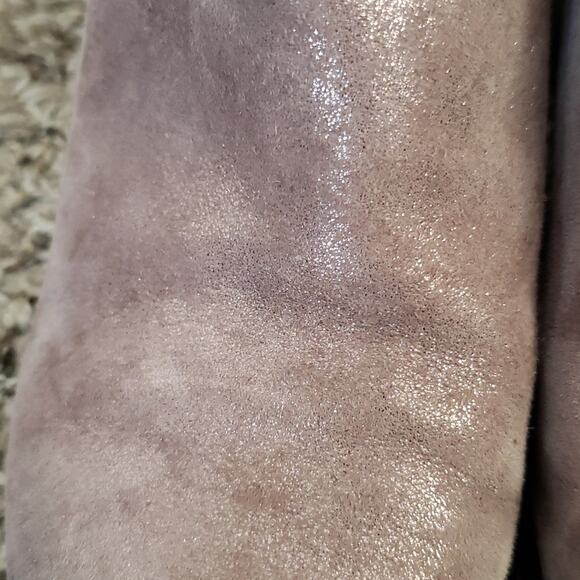 Sofft Women's Ware Boot Smoke Distressed Metallic Suede - Picture 11 of 15